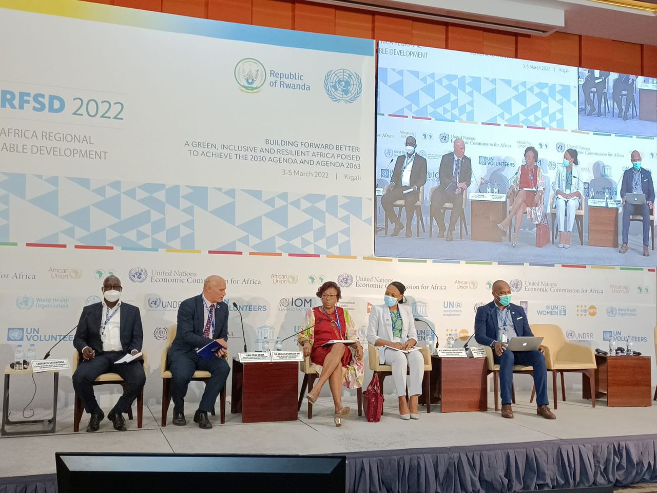 PARTICIPACIÓN NACIONAL EN EL OCTAVO FORO REGIONAL AFRICANO SOBRE DESARROLLO SOSTENIBLE, CELEBRADO EN KIGALI DEL 3 AL 5 DE MARZO 2022