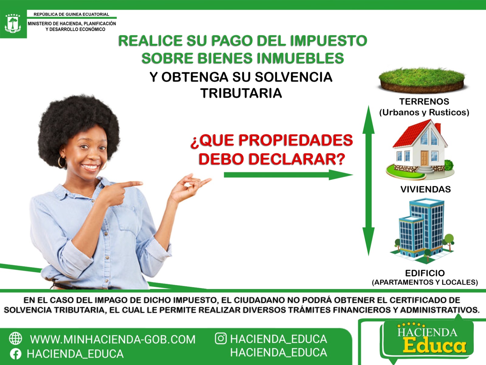 CIRCULAR SOBRE EL PAGO DEL IMPUESTO SOBRE BIENES INMUEBLES