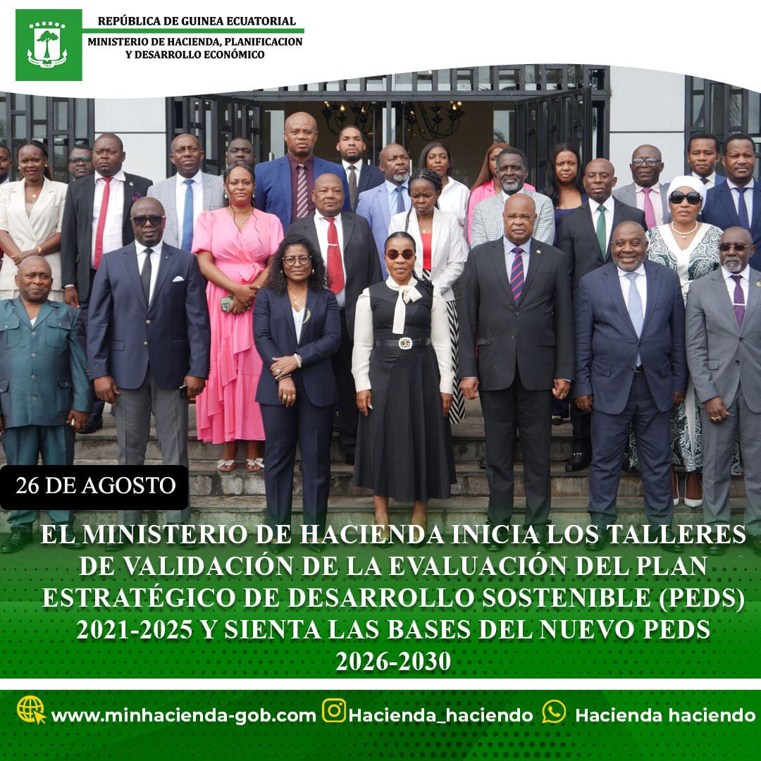 EL MINISTERIO DE HACIENDA INICIA LOS TALLERES DE VALIDACIÓN DE LA EVALUACIÓN DEL PLAN ESTRATÉGICO DE DESARROLLO SOSTENIBLE (PEDS) 2021-2025 Y SIENTA LAS BASES DEL NUEVO PEDS 2026-2030