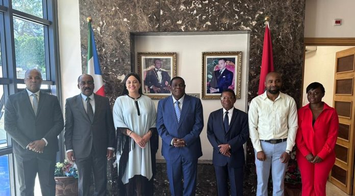 LA DELEGACION DEL MINISTERIO DE HACIENDA Y PRESUPUESTOS VISITA LA REPRESENTACION DIPLOMATICA DE GUINEA ECUATORIAL EN EL REINO DE MARRUECOS.