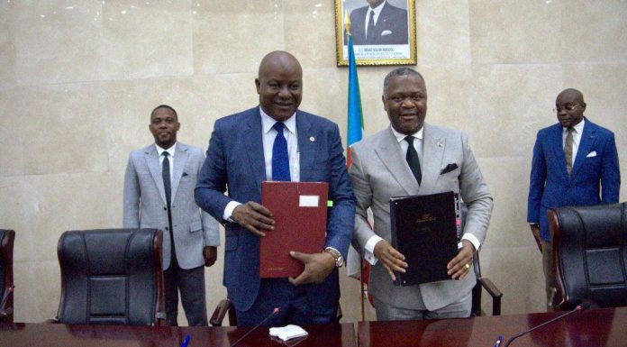 REUNION DE APERTURA ENTRE EL BANCO AFRICANO DE DESARROLLO Y EL MINISTERIO DE HACIENDA EN MATERIA DE DIALOGO Y APOYO A LAS OPERACIONES DEL PORFOLIO DE PROYECTOS Y LA FIRMA DE LA CARTA ACUERDO PARA EL PROYECTO DE ESTUDIO DEL PLAN MAESTRO DE ENERGIA ELECTRICA